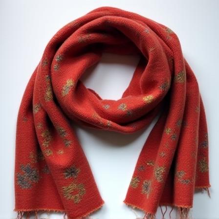 Dettaglio sciarpa tinta